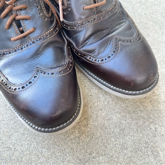Cole Haan Original Grand Short Wing Oxford Leather - Picture 3 of 5